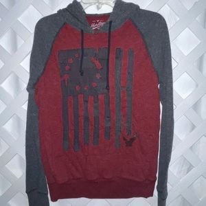 American Eagle Red Pull-Over